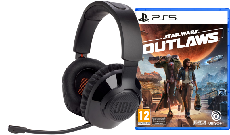 JBL Quantum 350 + Star Wars Outlaws PS5