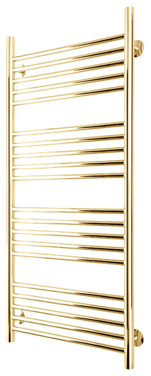 TVS Design Plus handdoekradiator goud gepolijst 286W 116x53cm