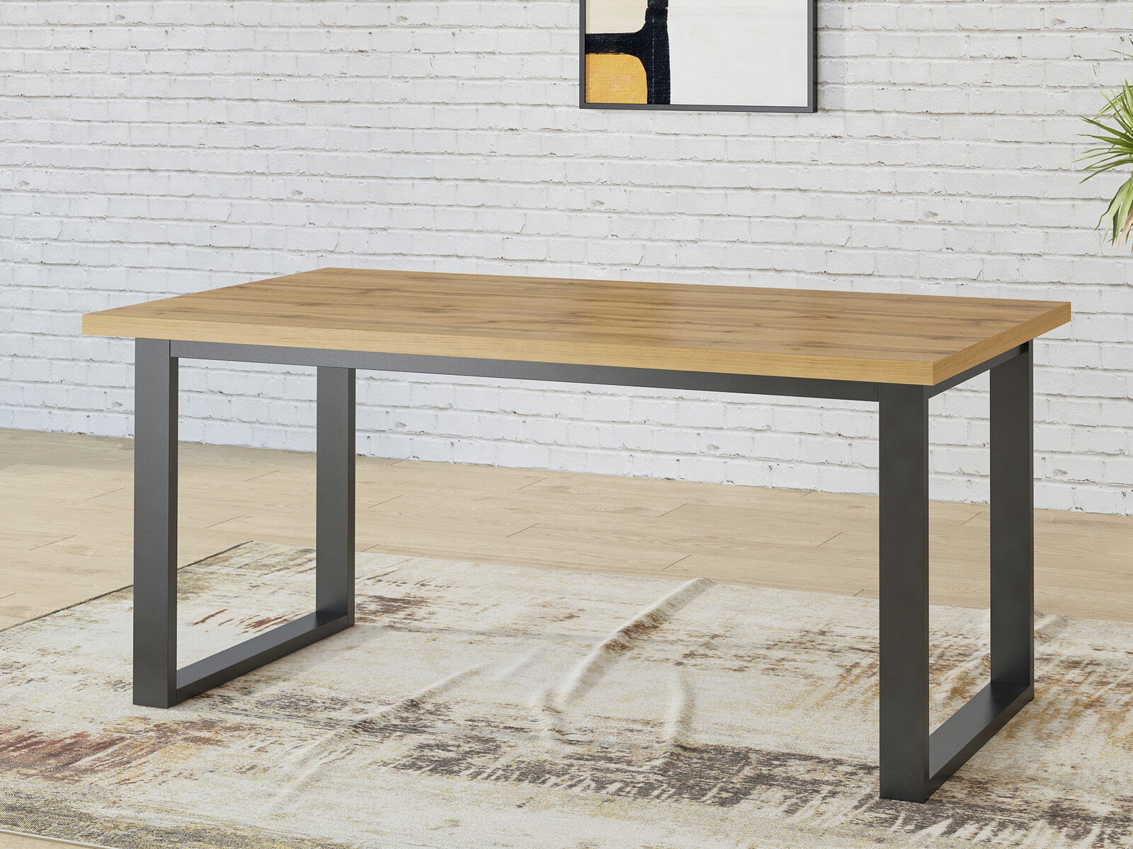 Verlengbare eettafel HALO 170>220 cm wotan eik