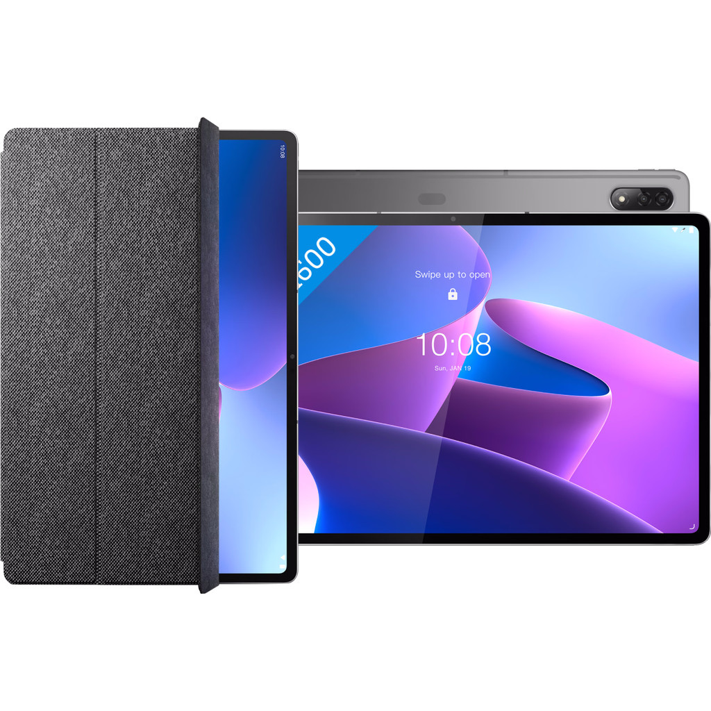 Lenovo Tab P12 Pro 256GB Wifi Grijs + Book Case Grijs