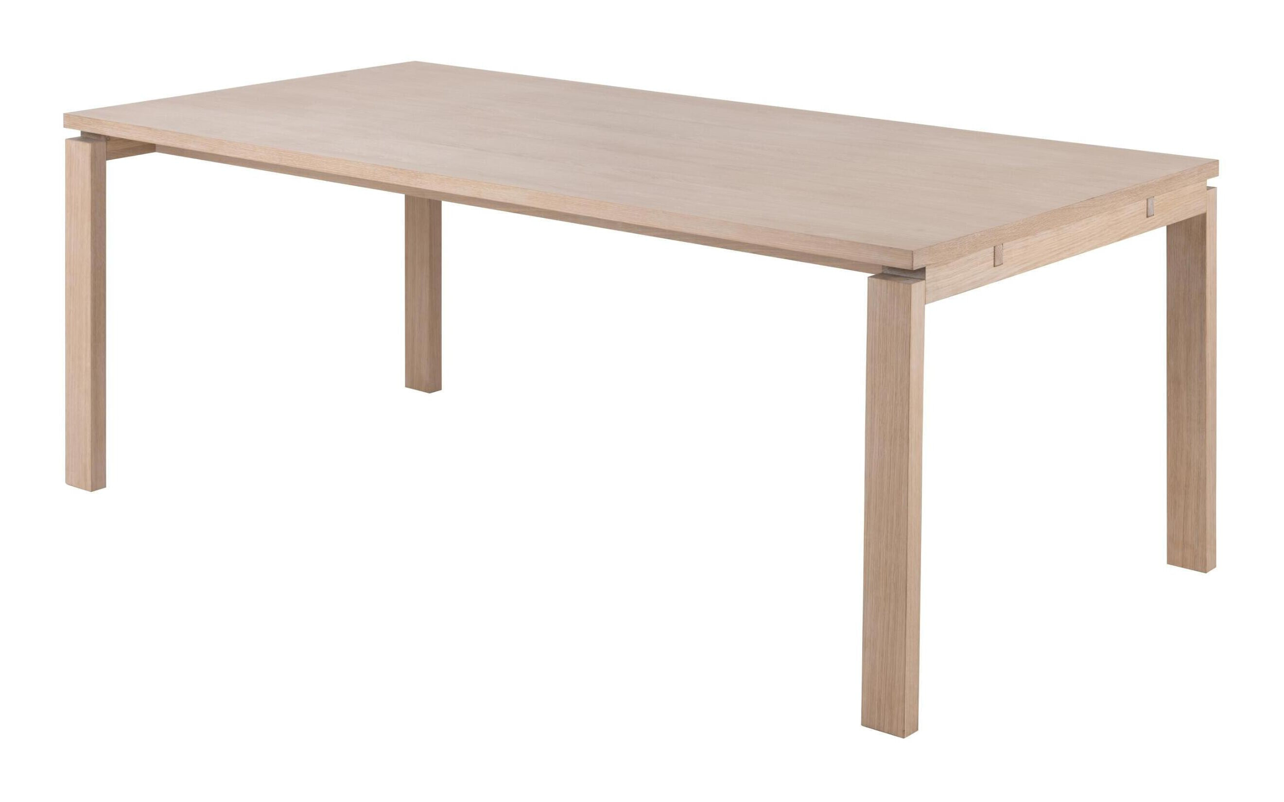 Bendt Uitschuifbare Eettafel Sharalyn Eiken, 200/250/300 x 100cm - Wit