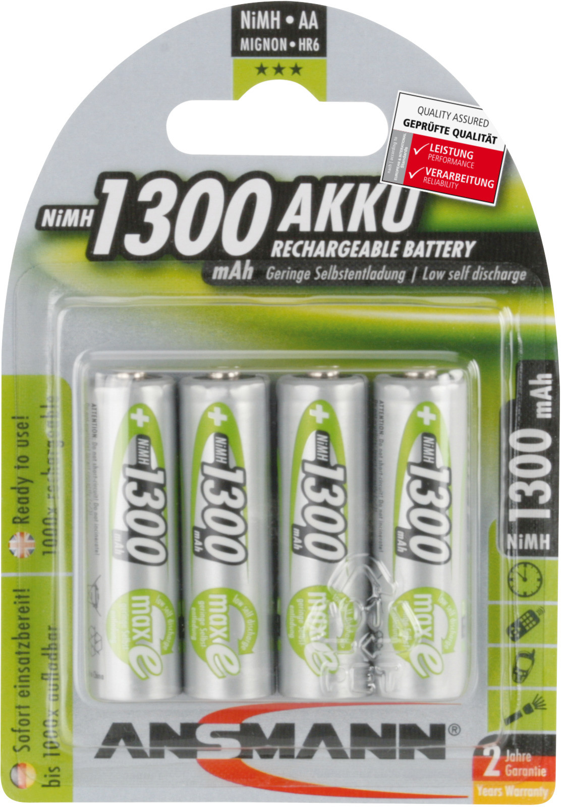 Ansmann maxE AA 1300mAh 4x