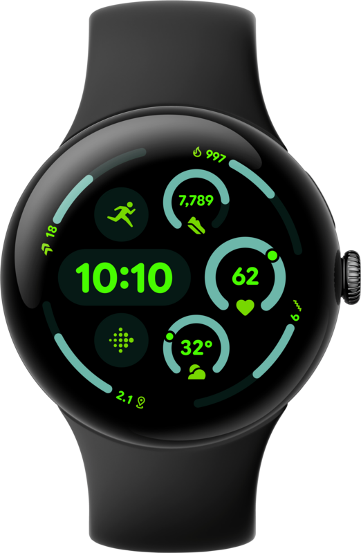 Google Pixel Watch 3 Zwart 45mm