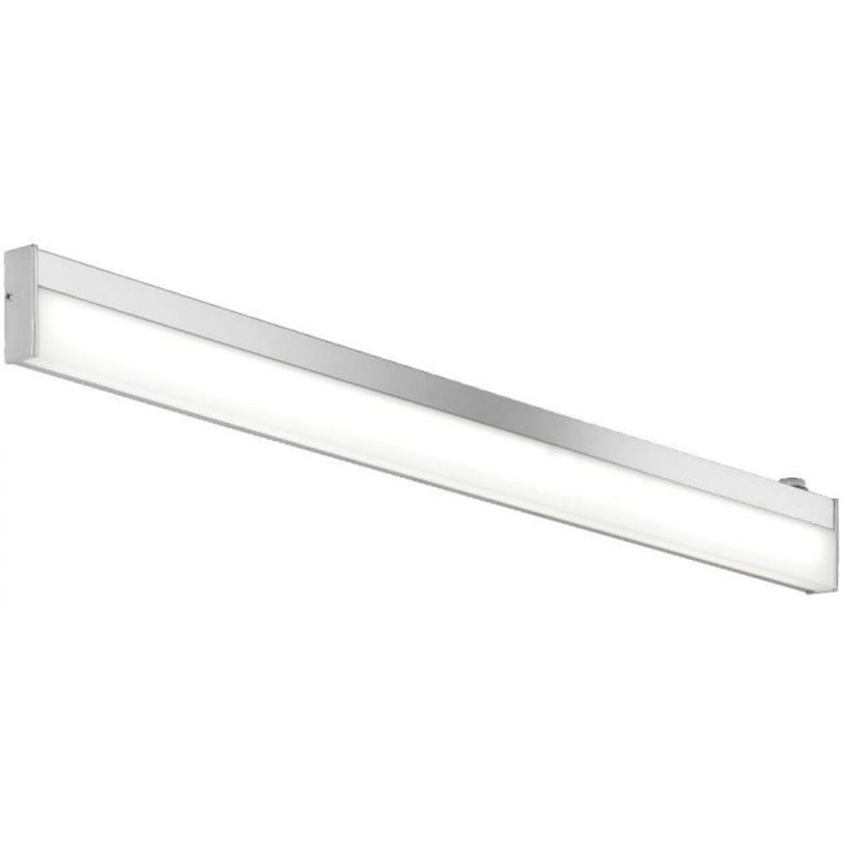 LED Spiegelverlichting - Trion Nalina - 9W - Spatwaterdicht IP44 - Warm Wit 3000K - Glans Chroom - Aluminium - OSRAM LEDs