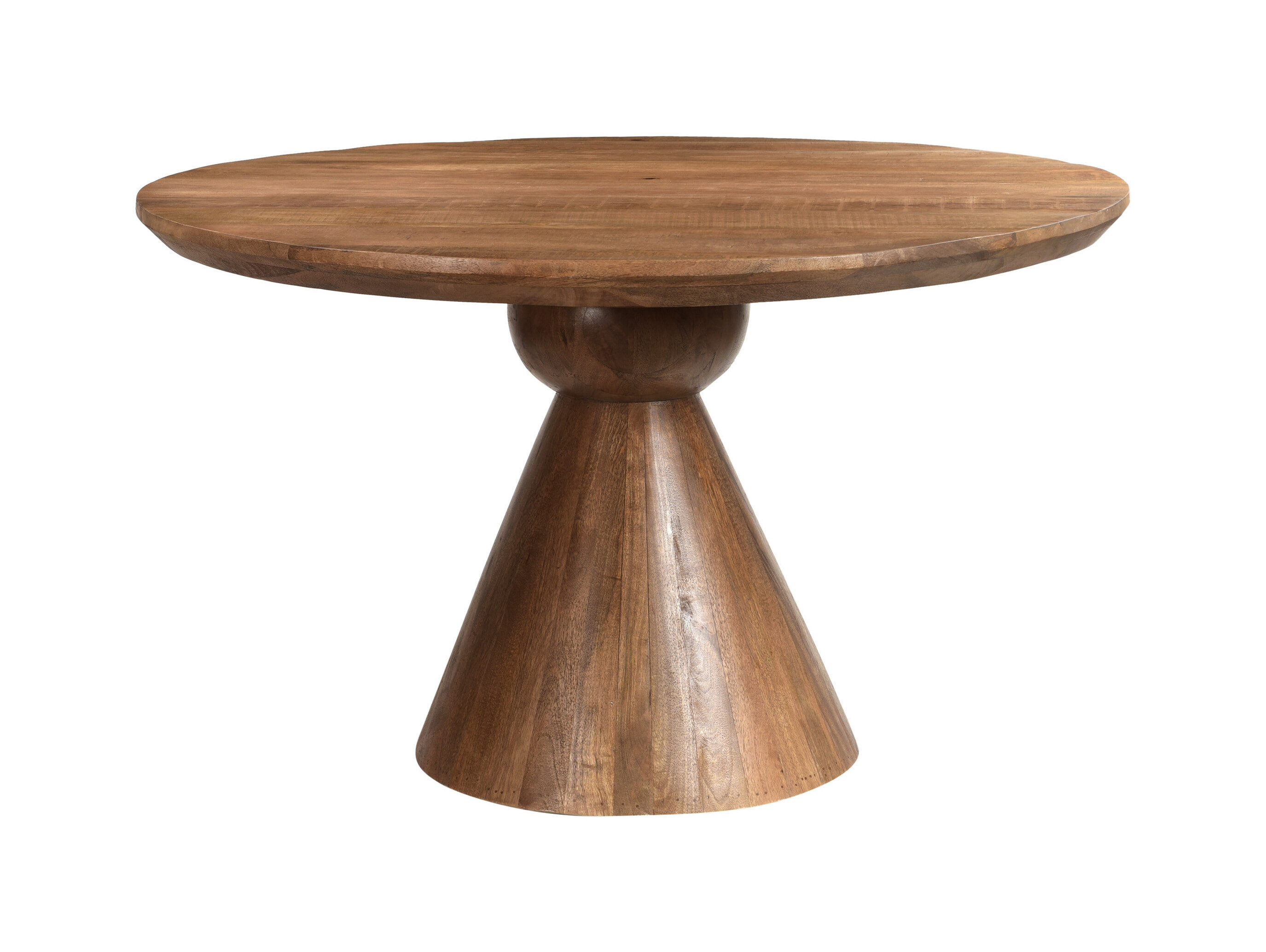 Brix Ronde Eettafel Balthazar Mangohout, 130cm - Bruin