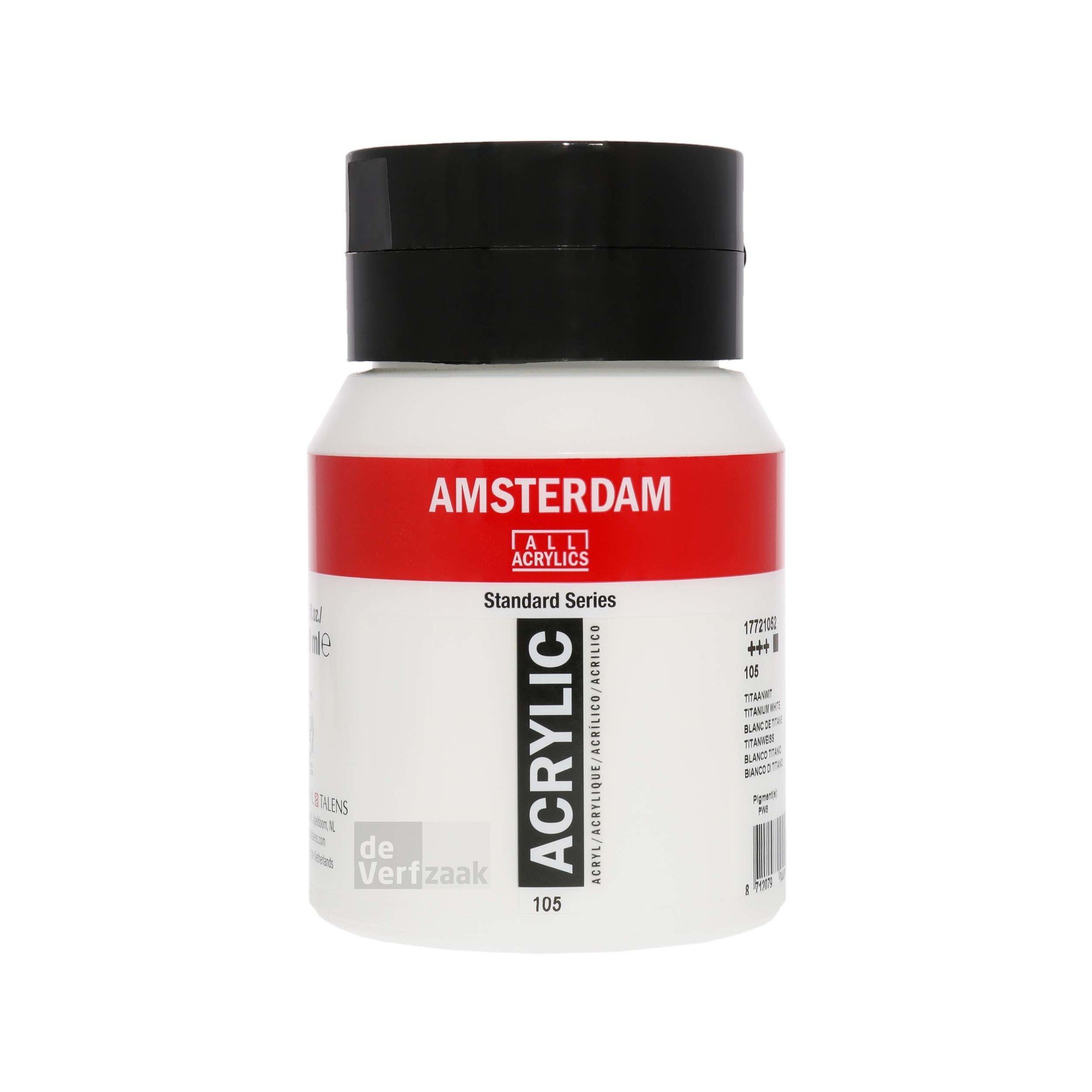 Royal Talens Amsterdam Acrylverf 500 ml - Titaanwit