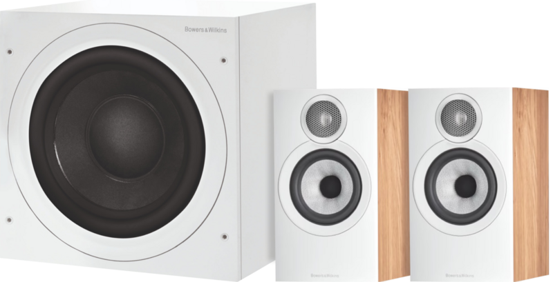 Bowers & Wilkins 607 S3 Bruin (per paar) + ASW608 Wit