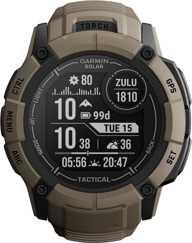 Garmin Instinct 2X Solar Tactical Edition Bruin