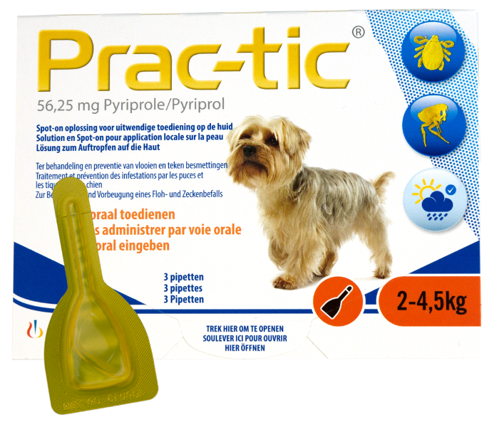 Prac-Tic Spot-On XS 2-4,5kg - 3 pip