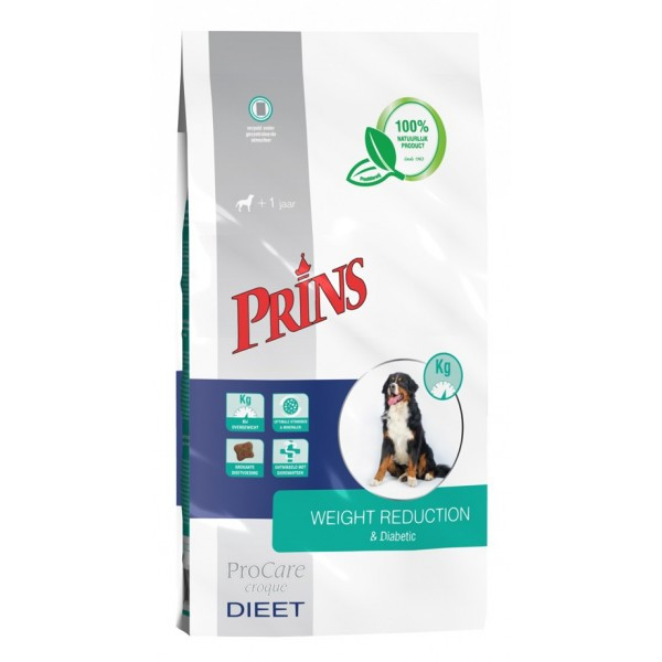 Prins ProCare Croque Dieet Weight Reduction & Diabetic hondenvoer 10 kg