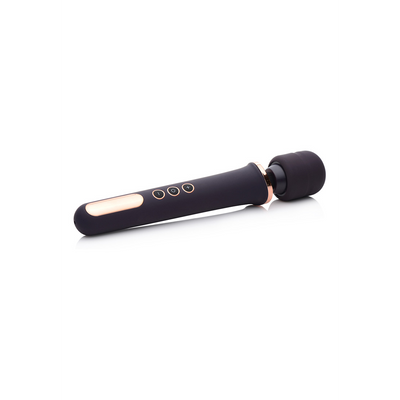 XR Brands Scepter - Silicone Wand Massager - Black