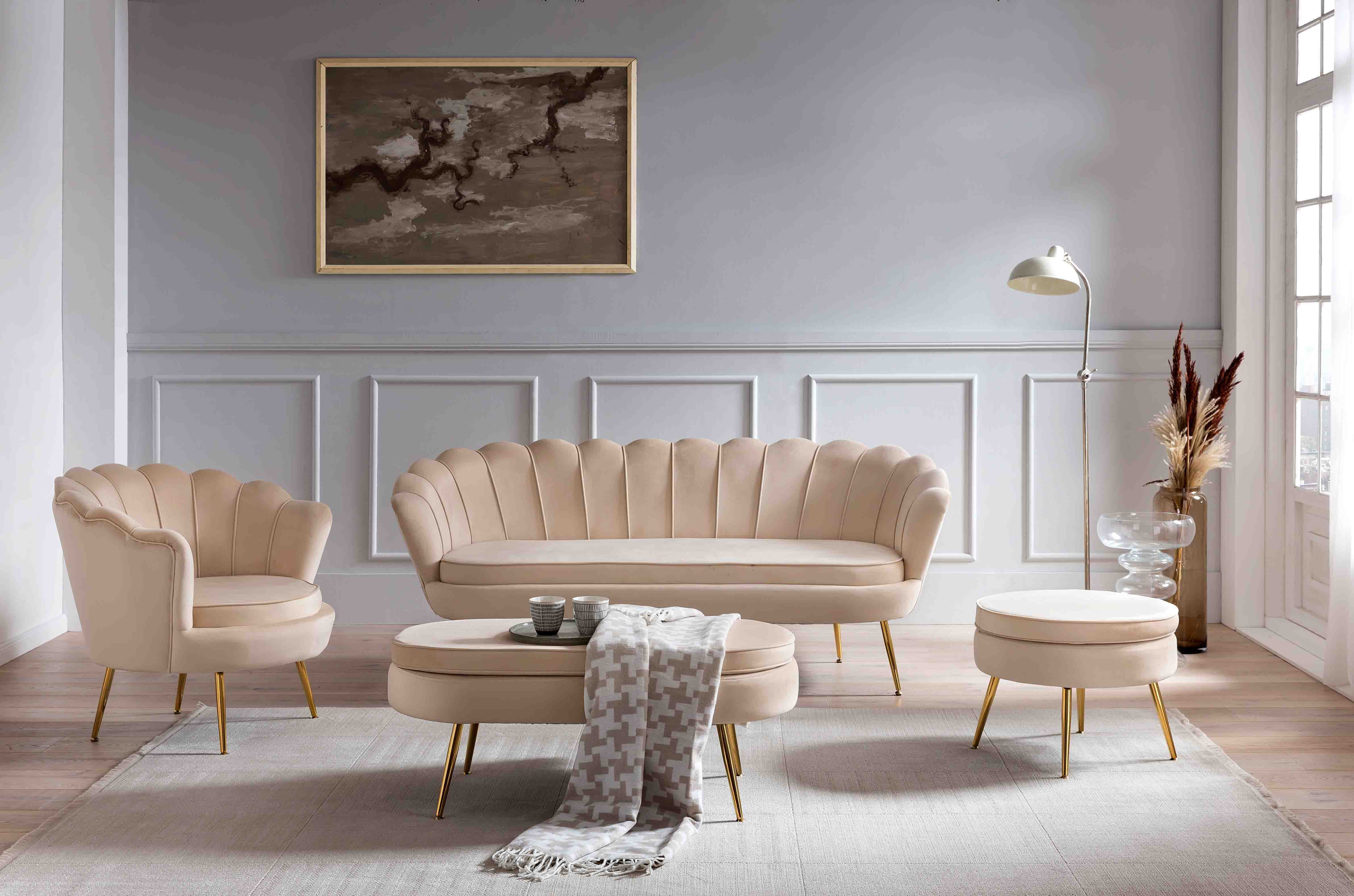 Complete woonkamer Chanelle Beige