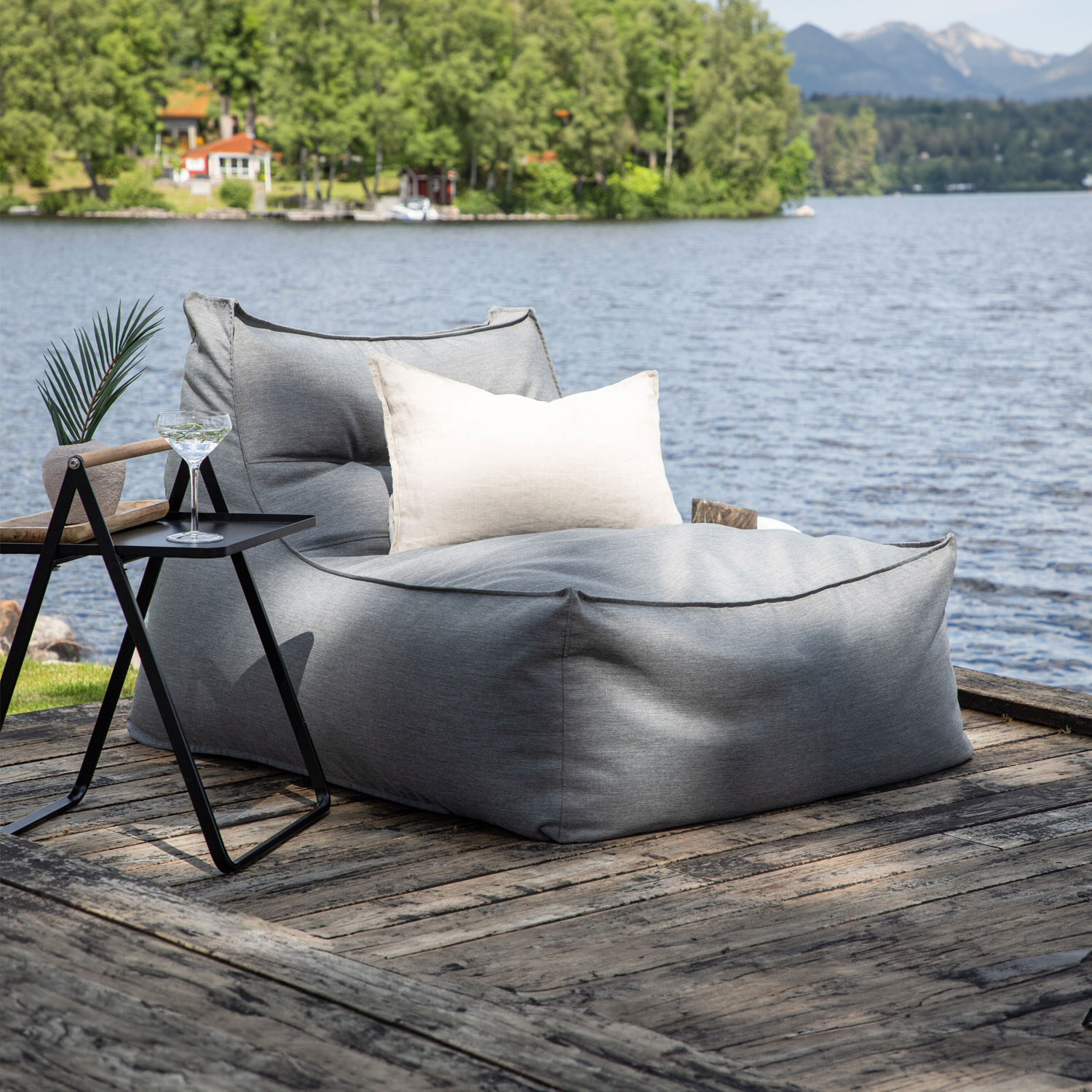 Nohr Outdoor Loungestoel Carlson - Donkergrijs