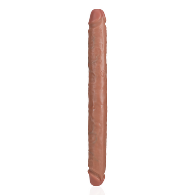 RealRock by Shots Slim Double Ended Dong 14 / 35,6 cm - Tan