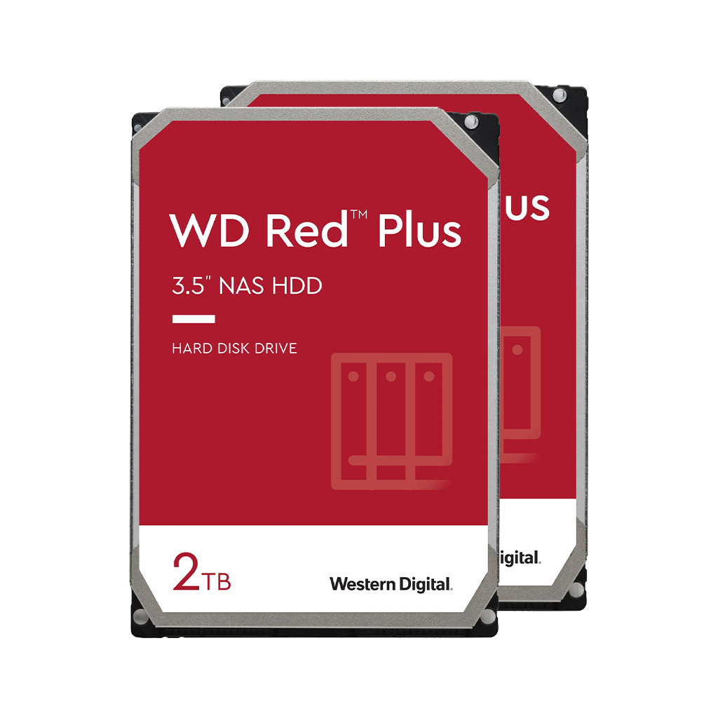 WD Red Plus WD20EFZX 2TB Duo Pack