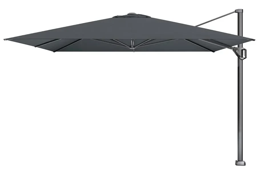 Platinum | Zweefparasol Challenger T¹ Premium 350 x 350 cm | Faded Black