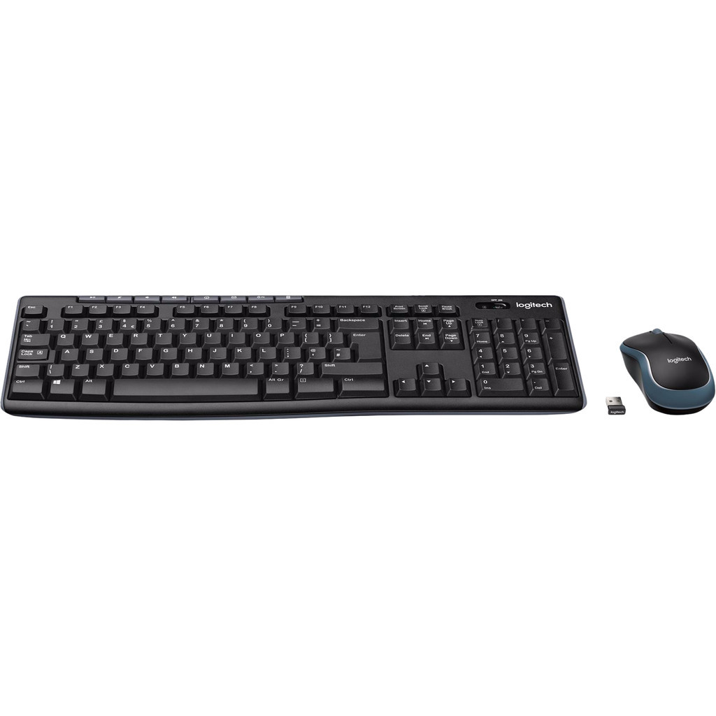 Logitech MK270 Draadloos Toetsenbord en Muis QWERTY