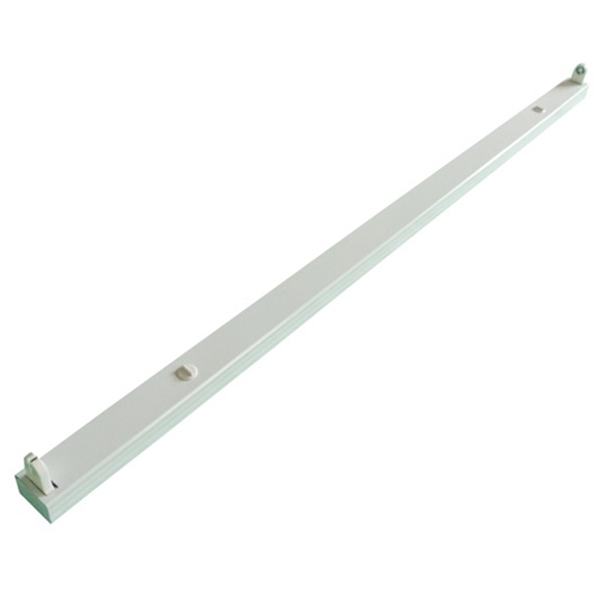 LED TL Armatuur T8 - Aigi Dybolo - 150cm Enkel - IP20 - Mat Wit - Staal