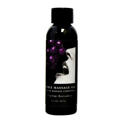 Earthly body Grape Edible Massage Oil - 2 fl oz / 60 ml