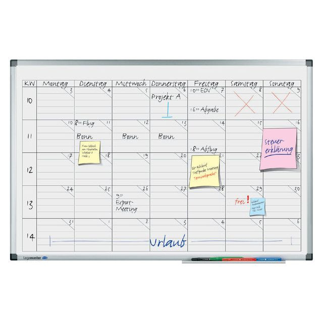 Planbord Legamaster premium projectplanner 60x90cm