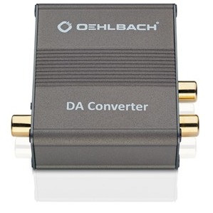 Oehlbach Digitaal-analoogconverter, coaxiale en optische ingang voor digitaal signaal TV accessoire Bruin