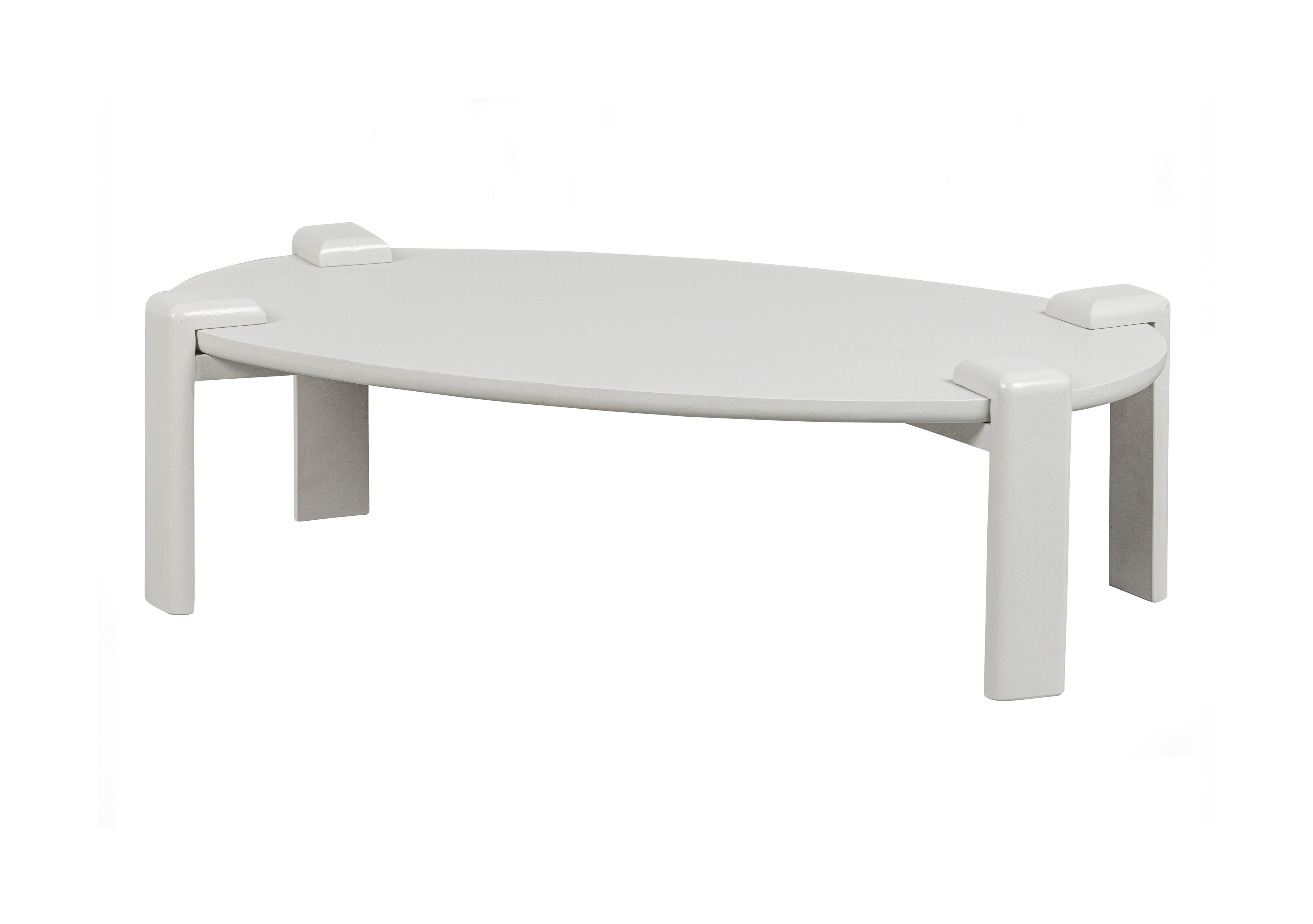 vtwonen Salontafel Turtle Mangohout, 100 x 60cm - Grijs