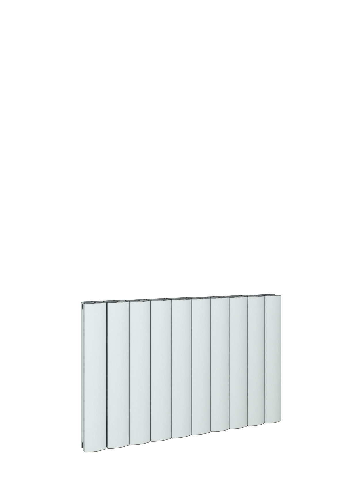 Eastbrook Guardia horizontale aluminium radiator 60x123cm Mat wit 2080 watt