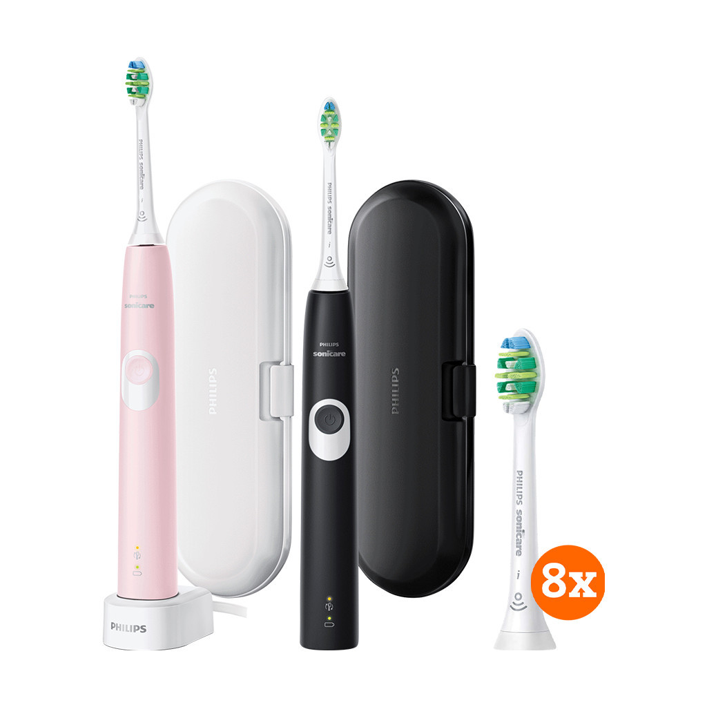 Philips Sonicare ProtectiveClean 4300 HX6800/35 + Intercare opzetborstels (8 stuks)