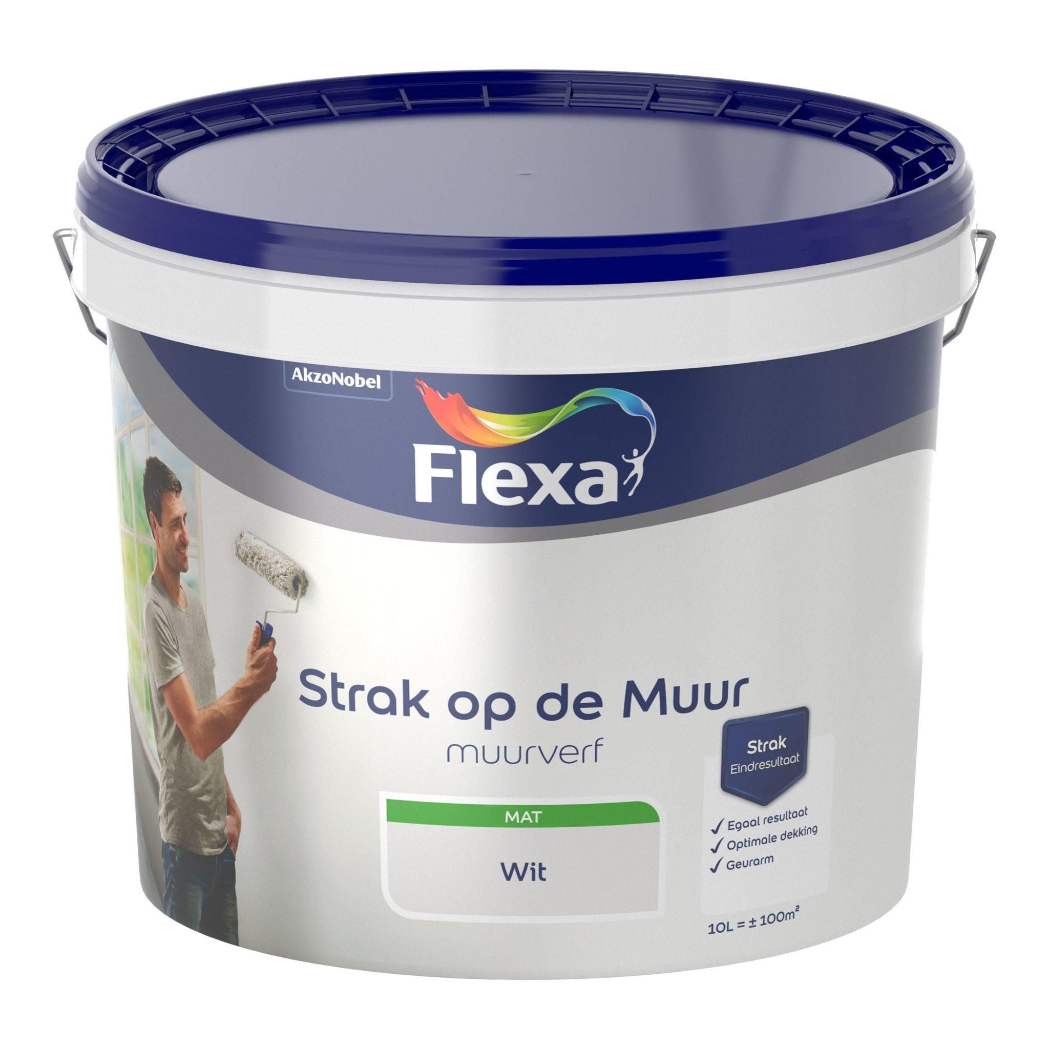 Flexa Strak op de Muur Mat - Wit