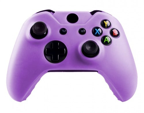 Silicone Beschermhoes Skin voor Xbox One (S) Controller - Paars