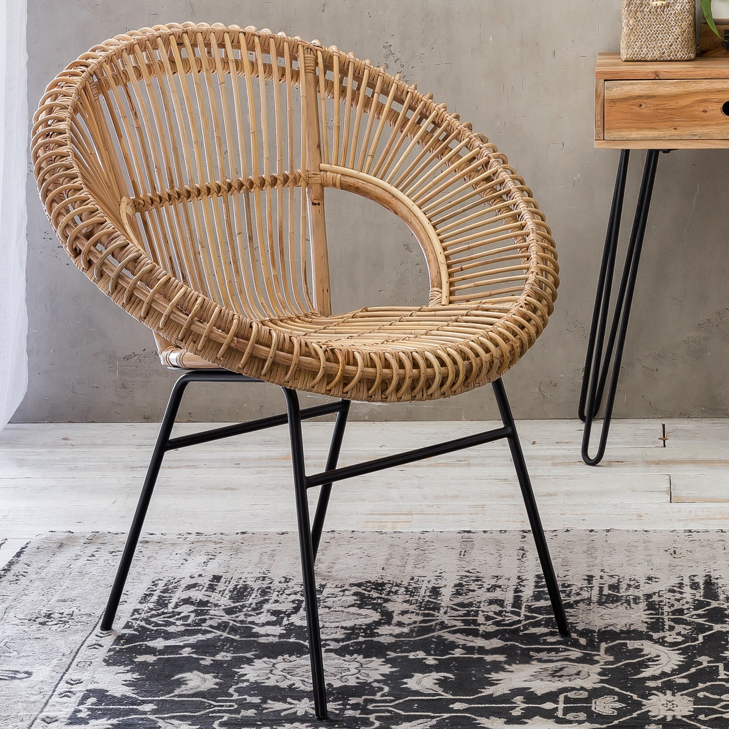 Artistiq Fauteuil Kellyjo Rotan - Bruin