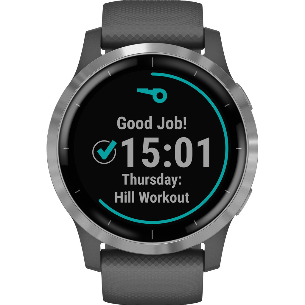 Garmin Vivoactive 4 Zilver/Donkergrijs 45 mm