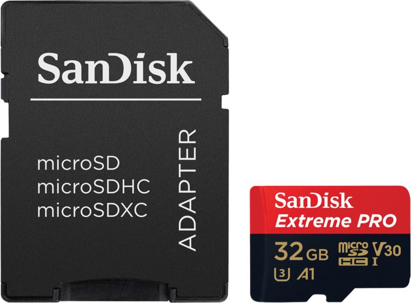 SanDisk microSDHC Extreme Pro 32GB 100MB/s A1 U3 + SD adapter