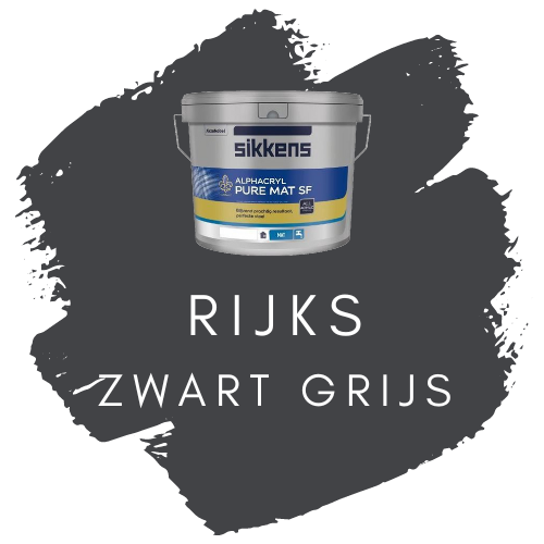 Sikkens Alphacryl Pure Mat SF Rijks Zwart Grijs