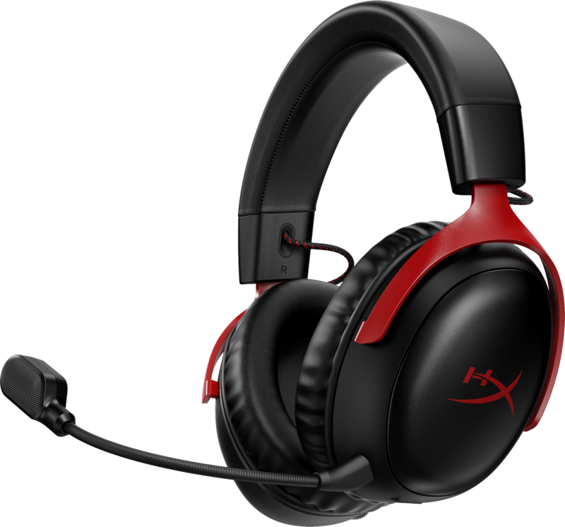 HyperX Cloud III Wireless Gaming Headset - Zwart/Rood(PC, PS5, PS4)