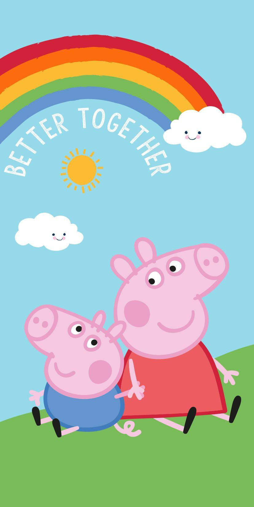 Peppa Pig Strandlaken Better Together 70 x 140 cm