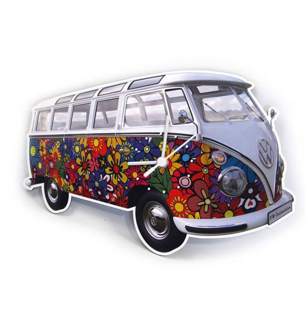 Klok Volkswagen T1 Bus Classic Flower