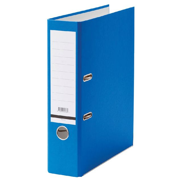 Ordner Qbasic A4 80mm karton blauw | 20 stuks