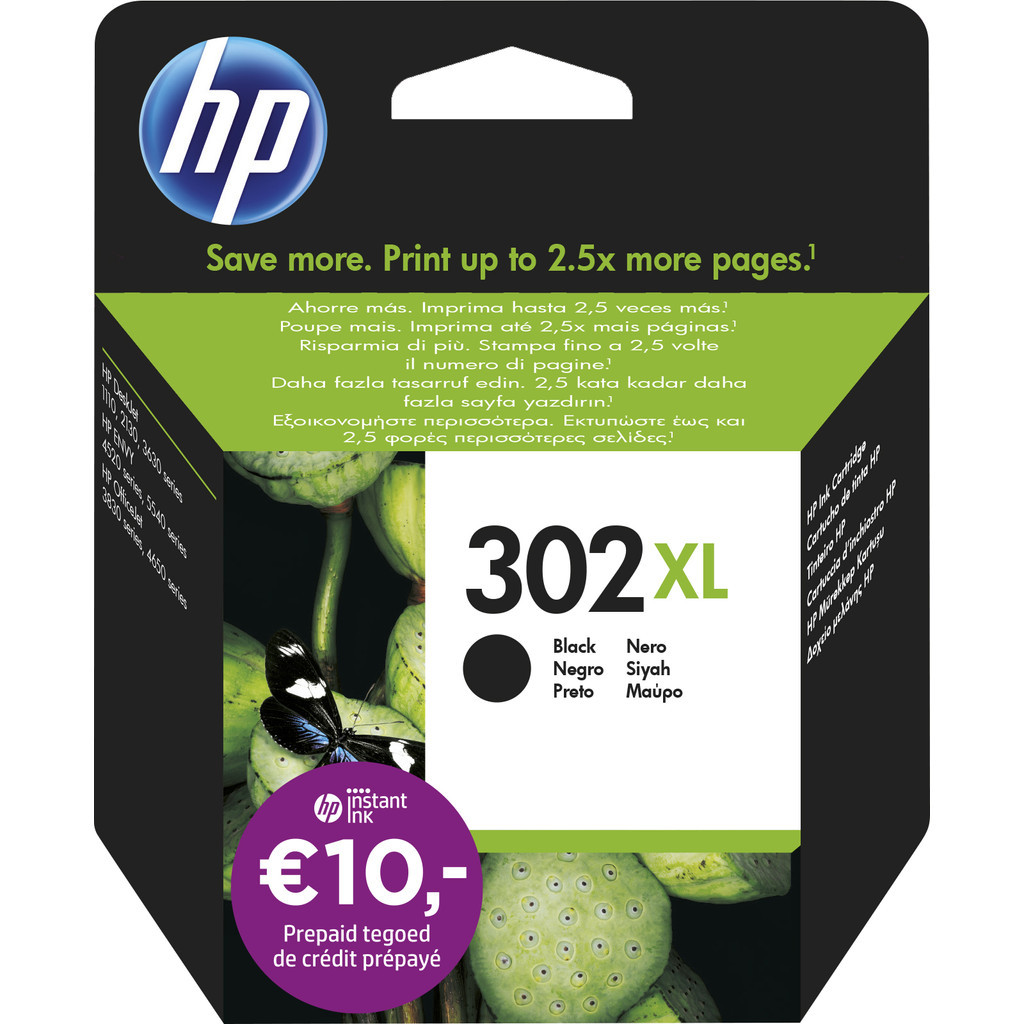 HP 302XL Cartridge Zwart