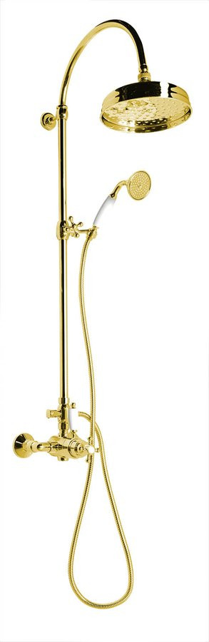 Sapho Antea opbouw regendouche 20cm goud