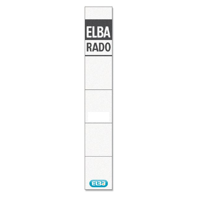 Elba Rado Plast rugetiket ft 2,4 x 15,9 cm, pak van 10 stuks