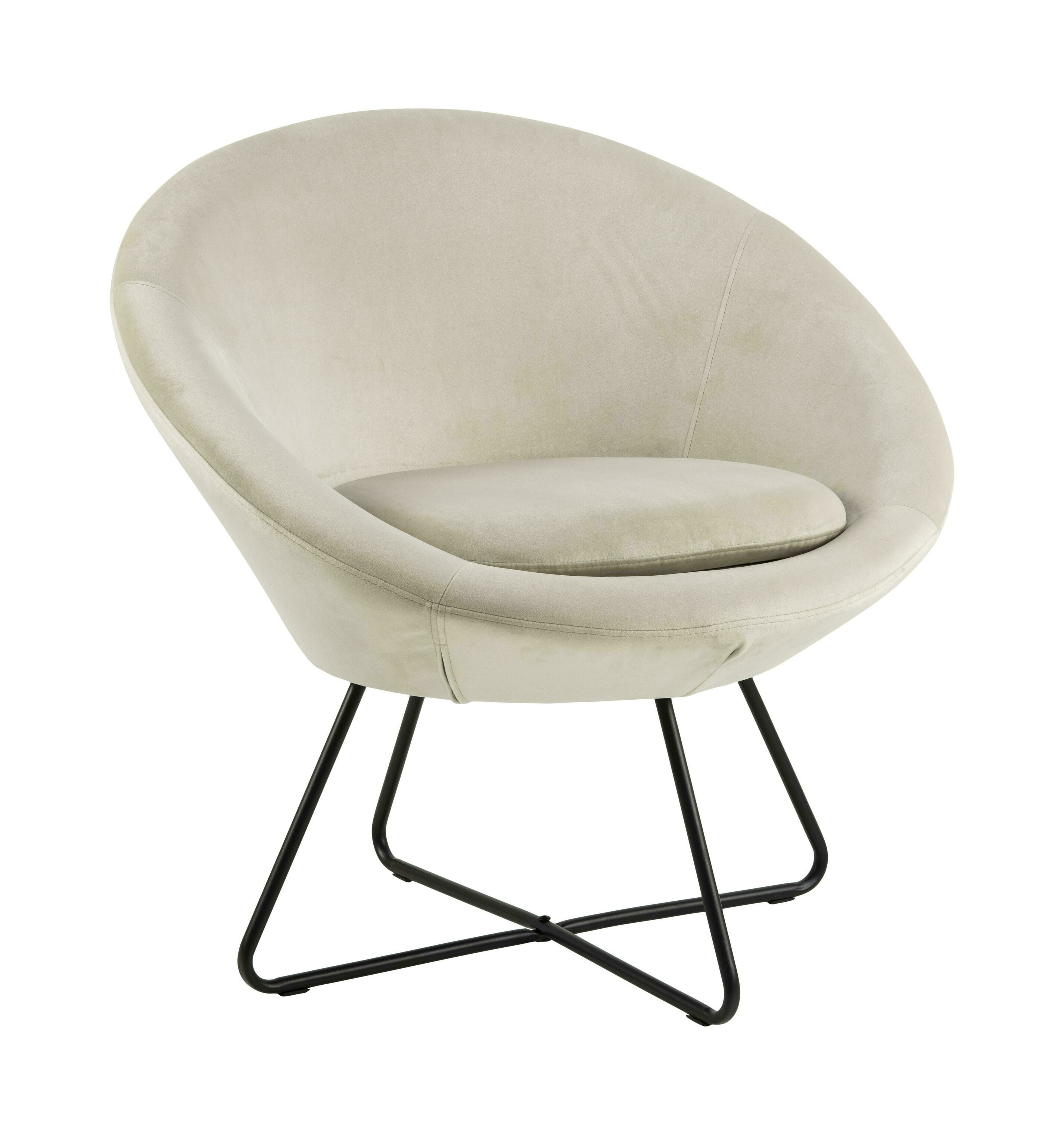 Bendt Fauteuil Louisiana Velvet - Zand