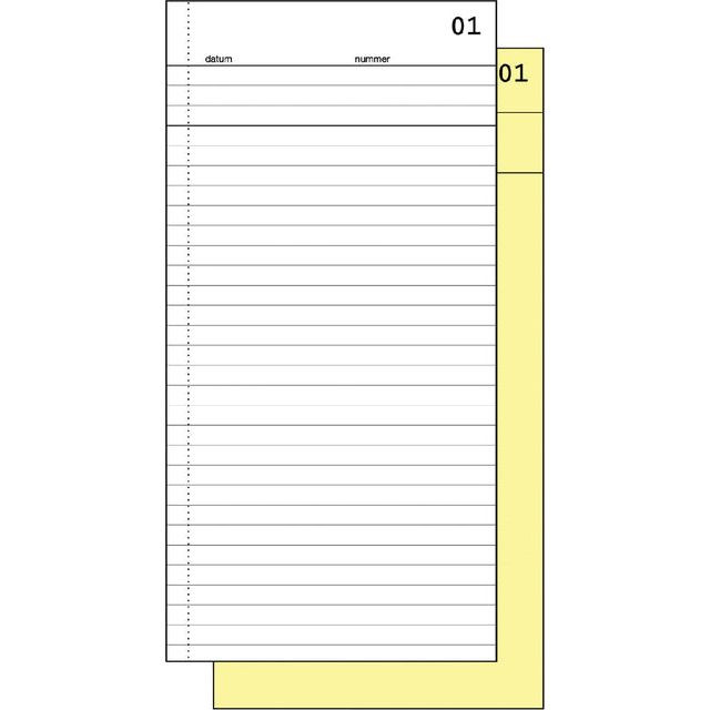 Commissieboekje Expres SI-30020 210x105mm 50x2vel | 5 stuks