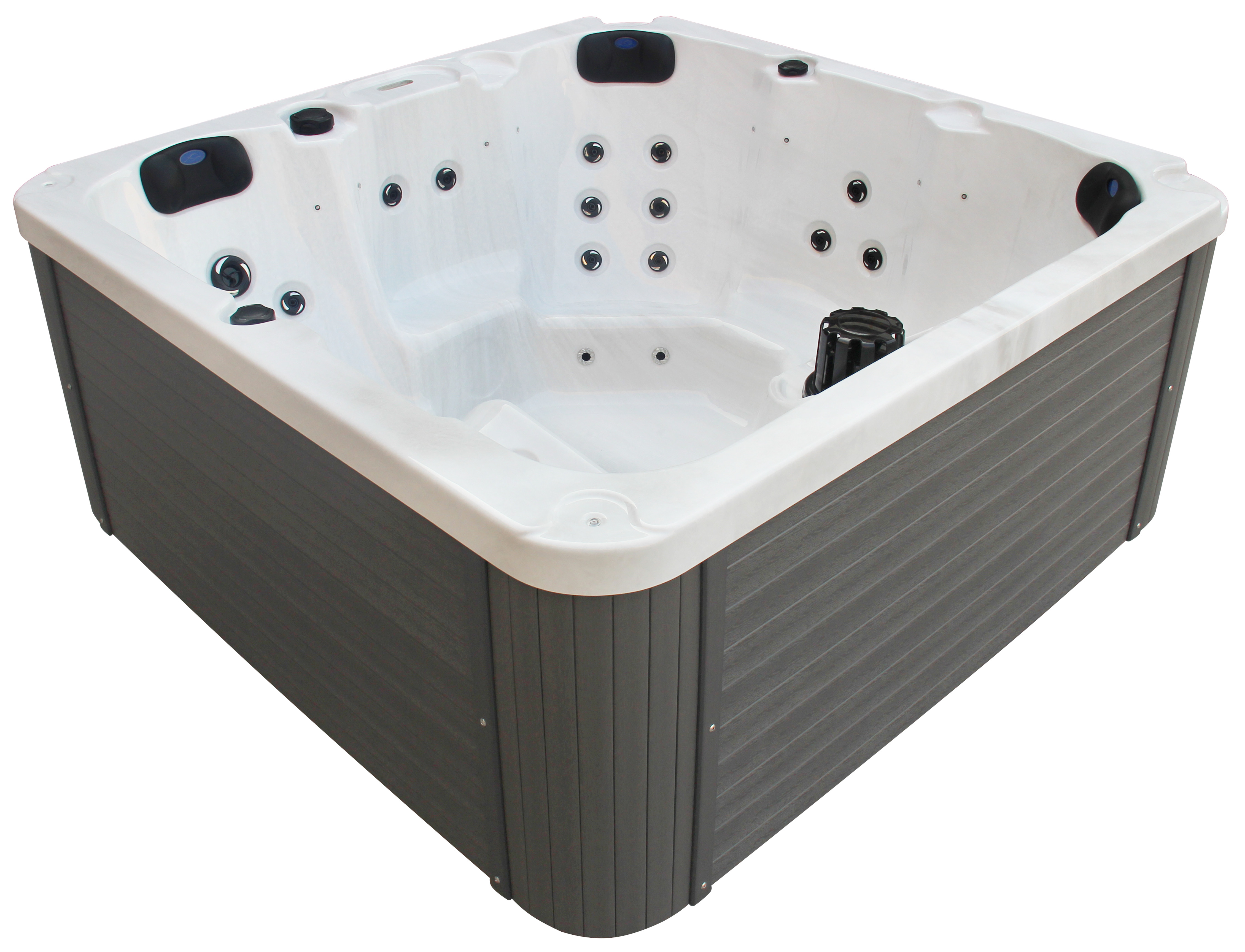 Badstuber Palma outdoor whirlpool 5-persoons wit