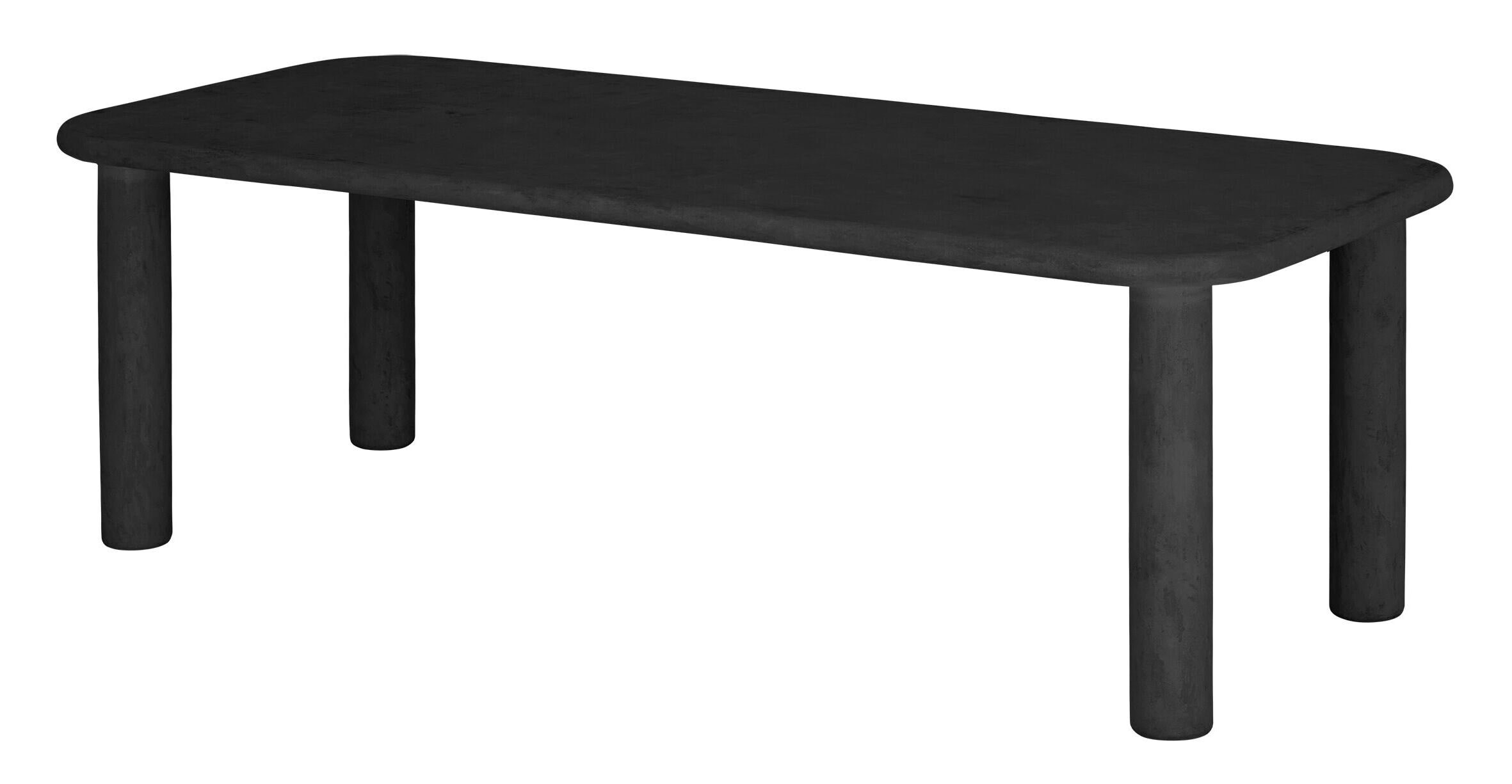 DTP Home Eettafel Clio Betonlook, 230 x 100cm - Zwart