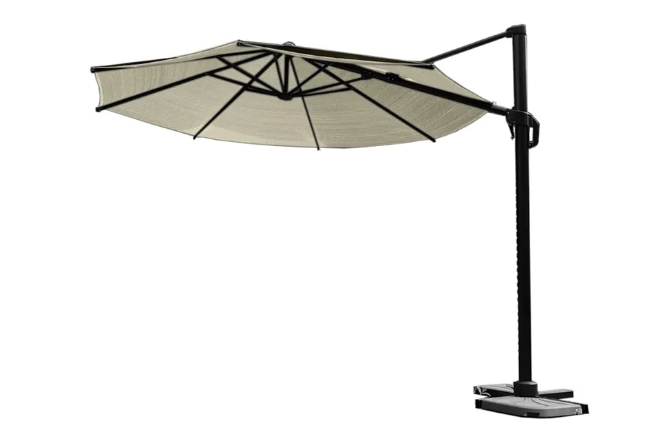 Nesling | Coolfit Zweefparasol Plus 300 x 300 cm | Gebroken Wit