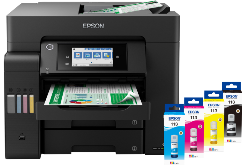 Epson EcoTank ET-5800 + 1 set extra inkt