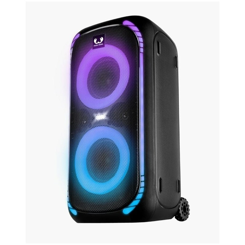 Fresh &apos;n Rebel Loud L Party Speaker met trolley Bluetooth speaker Zwart