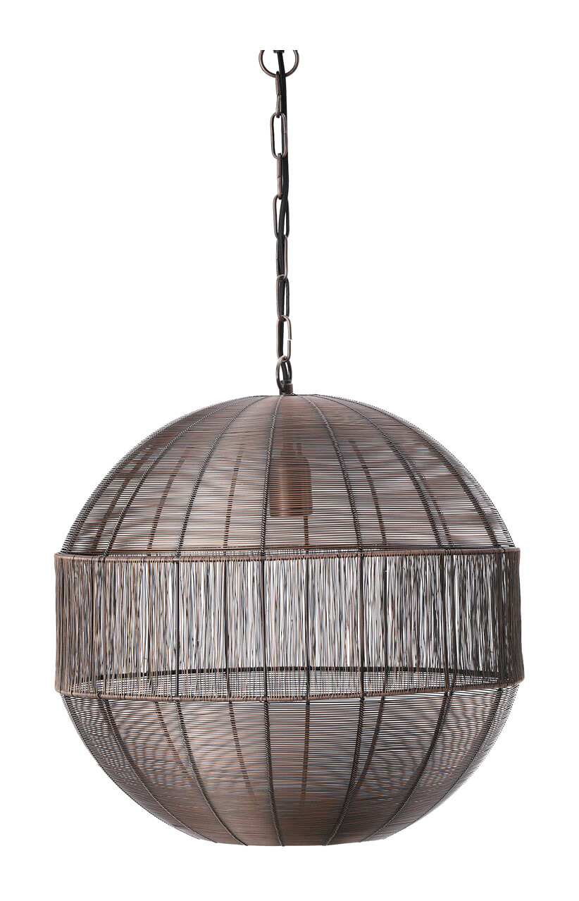 Light & Living Hanglamp Pilka - Antiek Koper