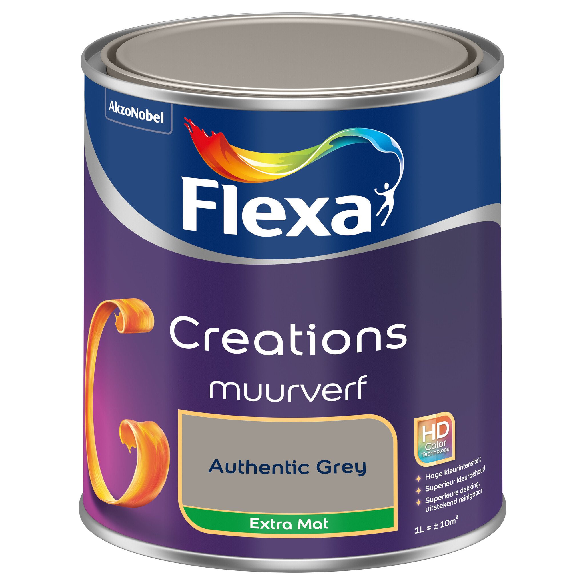 Flexa Creations Muurverf Extra Mat - Authentic Grey